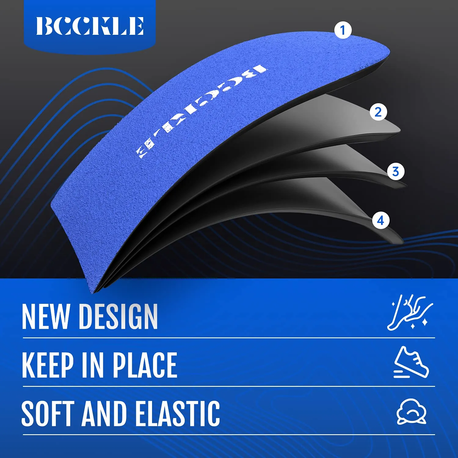 Adjustable Height Increase Insoles,Premium Heel Pads Inserts,Heel Lift Inserts for Leg Length Discrepancy,Sports Injuries,Heel Pain and Achilles tendonitis.(Medium) Medium(W7.5-9.5/M6.5-8.5)