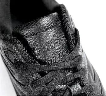 Cambrian Men's Ultra Leather Walking Shoes- Black