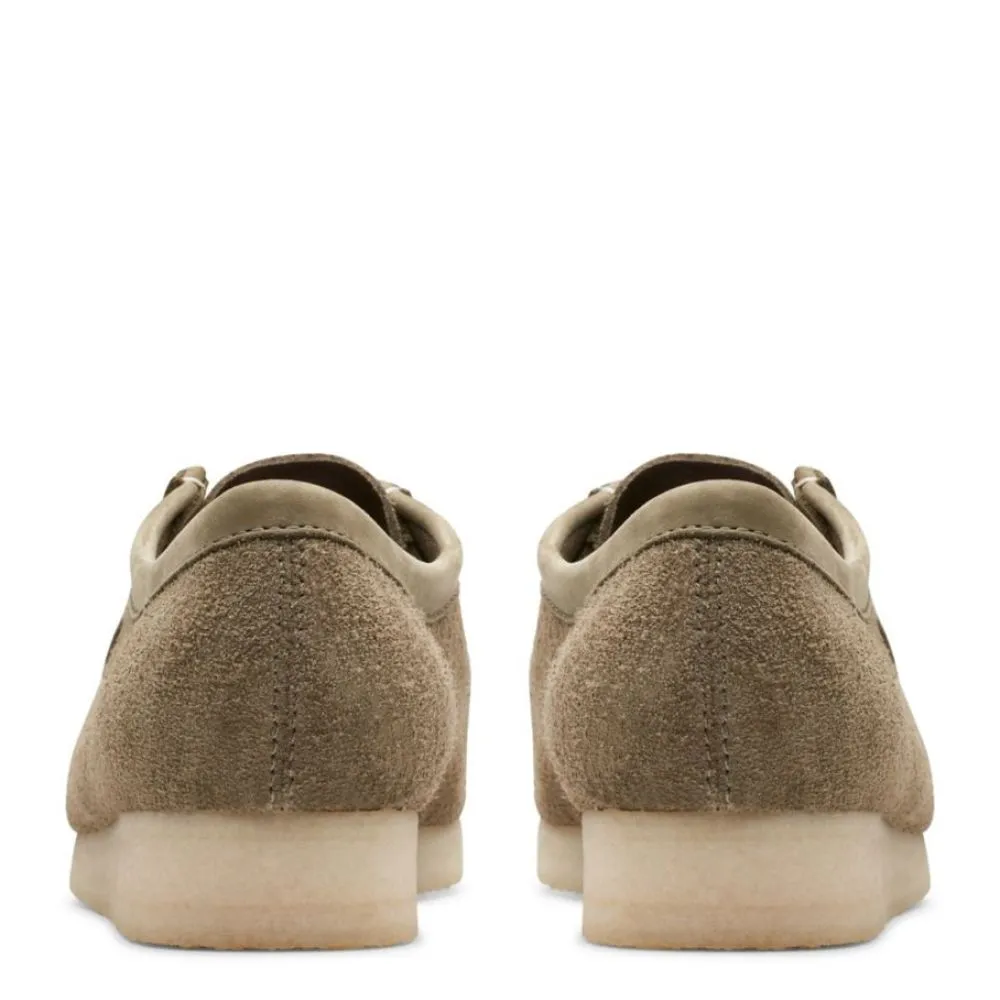 Clarks Men's Wallabee in Pale Khaki Suede