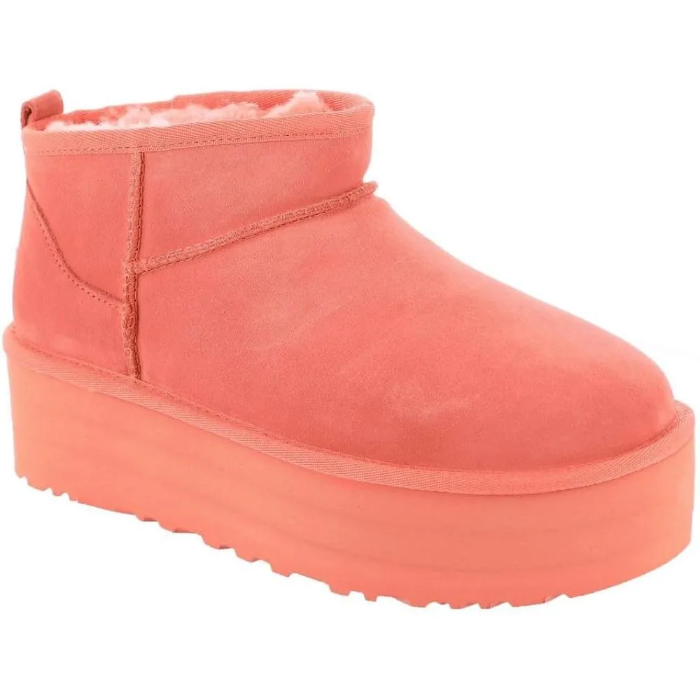 Classic Design Mini Platform Boots