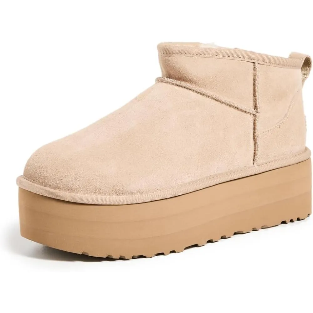 Classic Design Mini Platform Boots