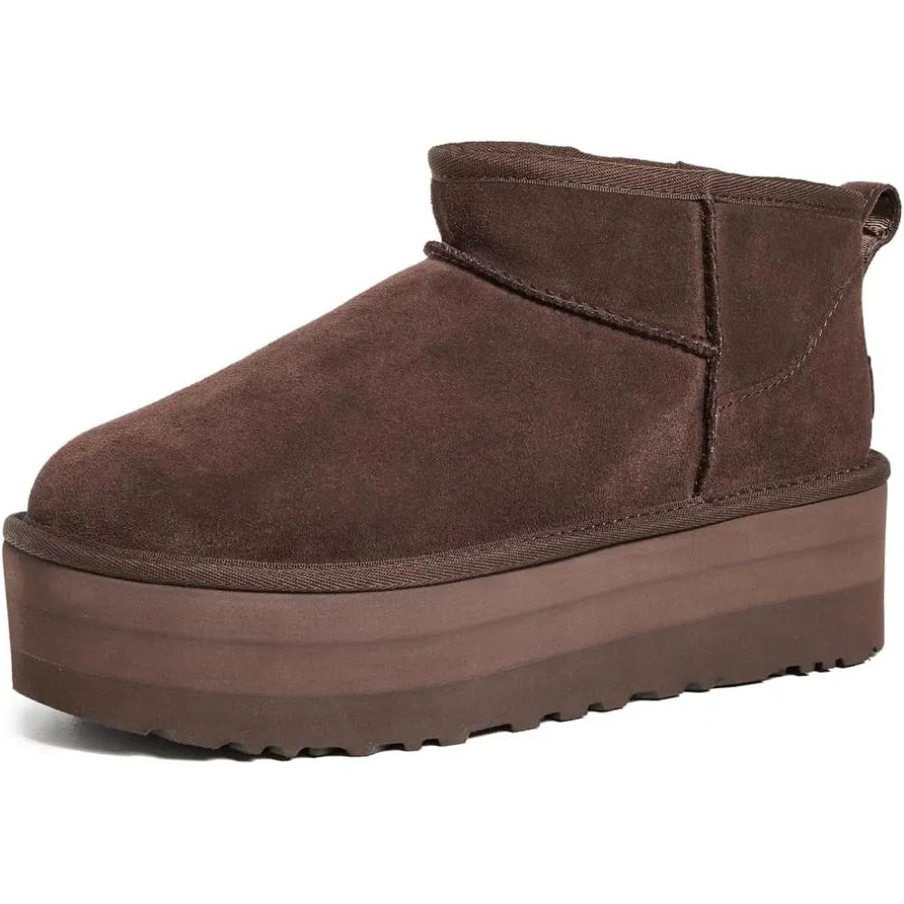 Classic Design Mini Platform Boots