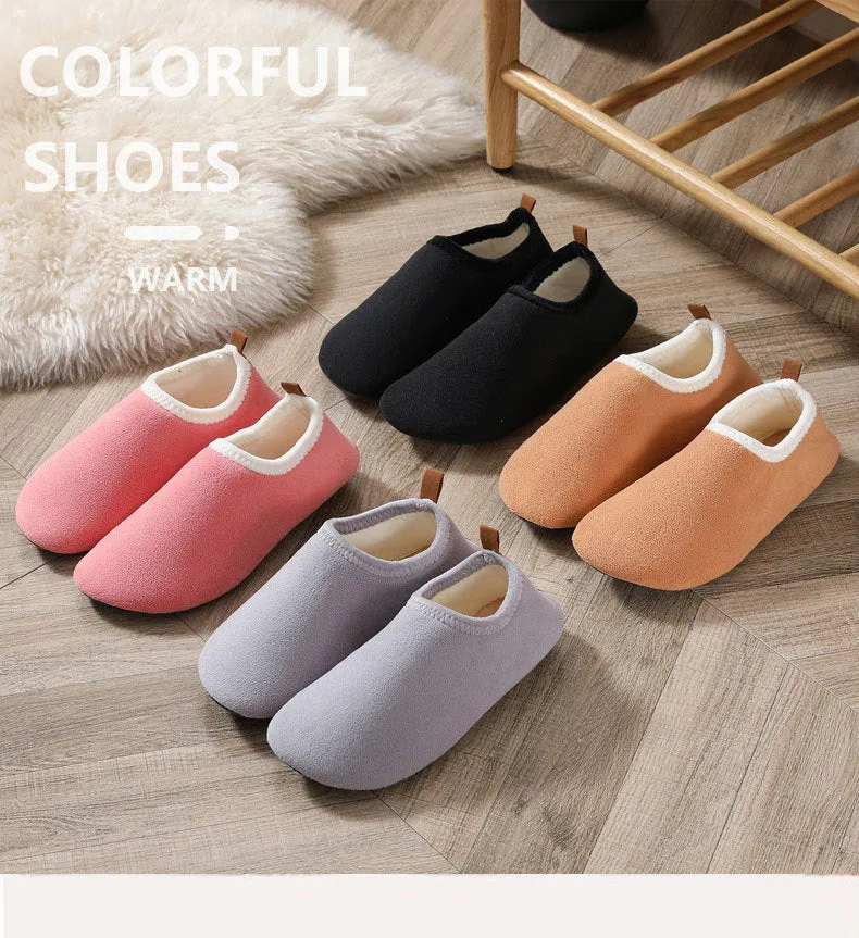 Cozy Winter Floor Shoes Unisex Thick Non-Slip Indoor Home Socks