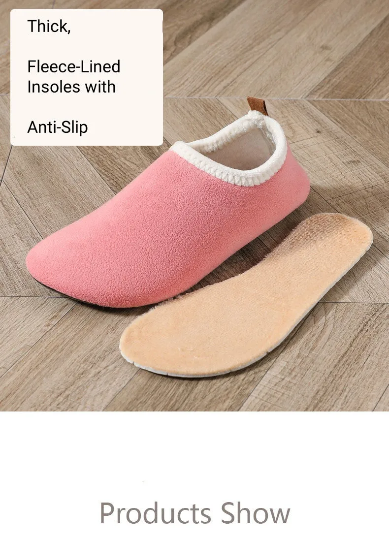 Cozy Winter Floor Shoes Unisex Thick Non-Slip Indoor Home Socks