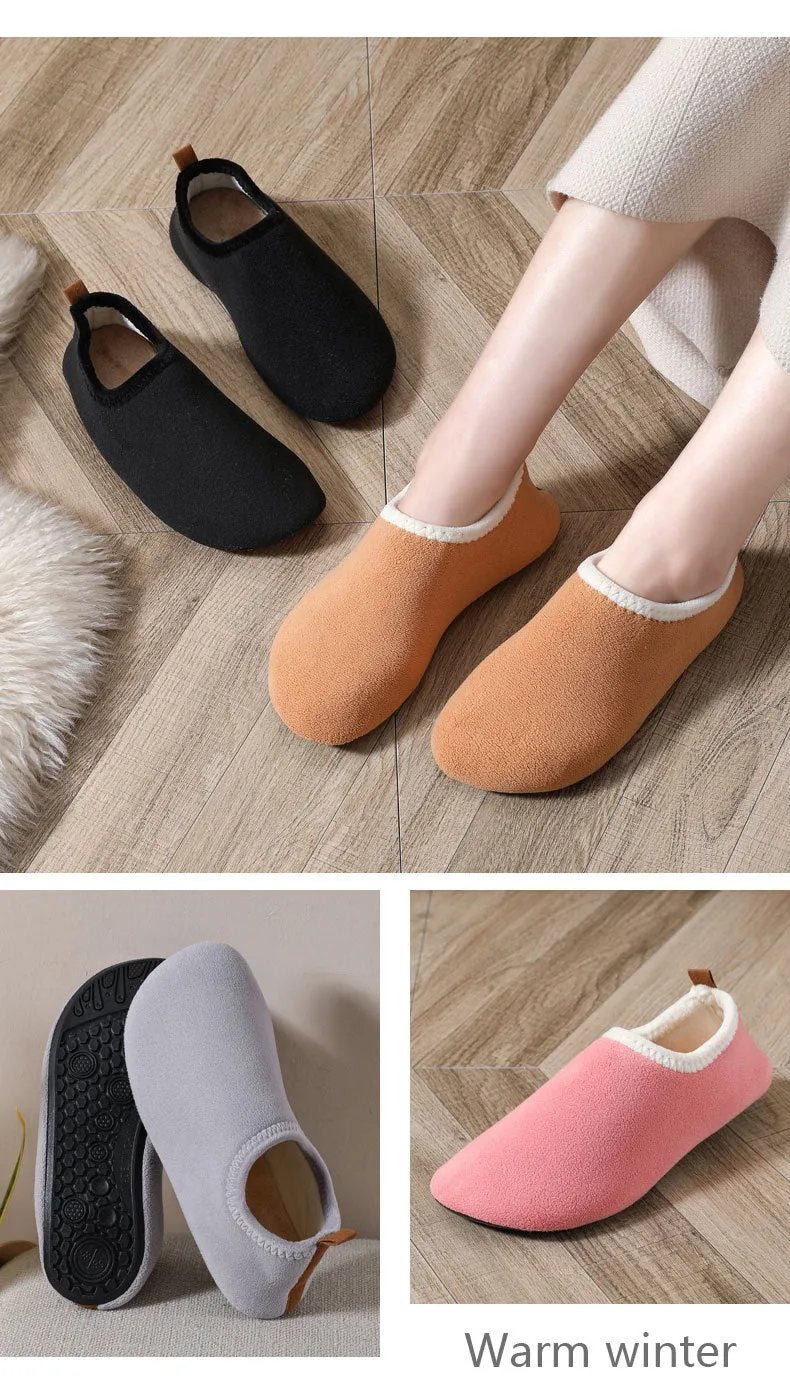 Cozy Winter Floor Shoes Unisex Thick Non-Slip Indoor Home Socks