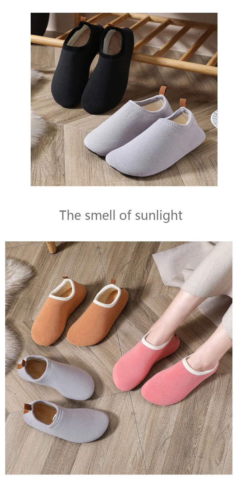 Cozy Winter Floor Shoes Unisex Thick Non-Slip Indoor Home Socks