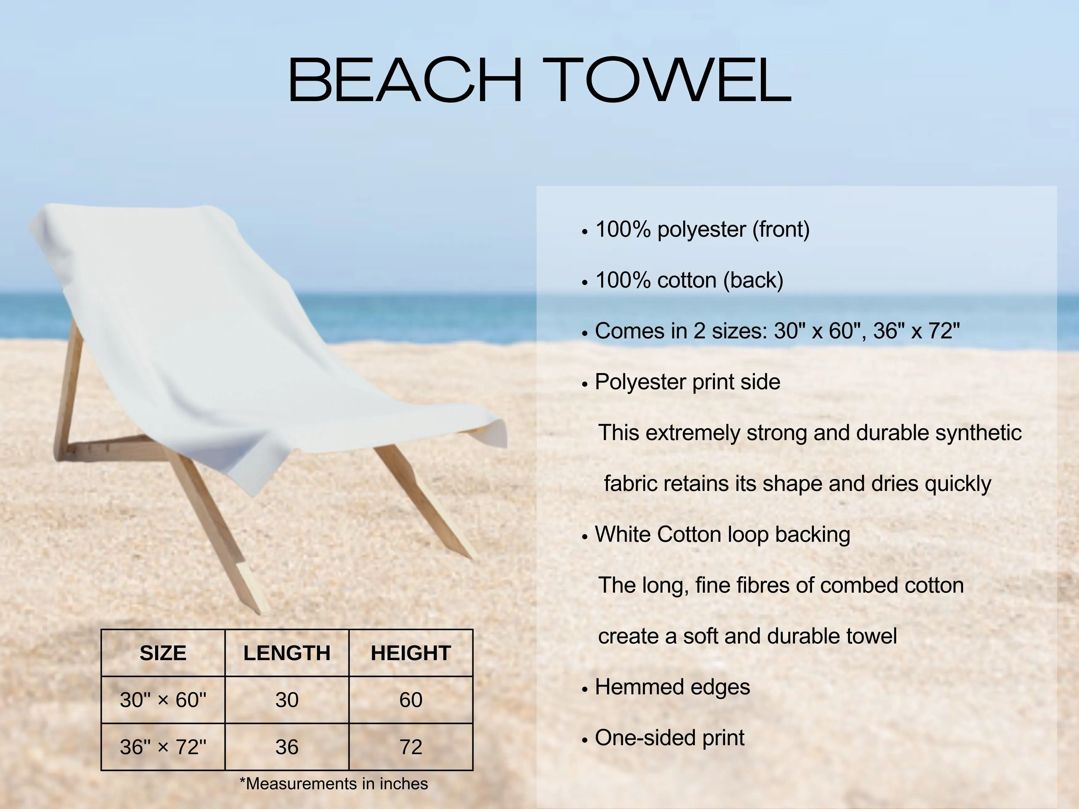 Custom Tropical Beach Towel - Great Gift.