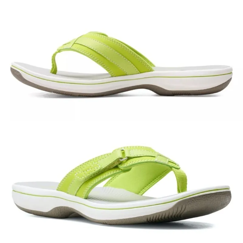 Cuzcare Orthopedic Women Sandals Waterproof Walking Flip-flops Summer Beach Trendy