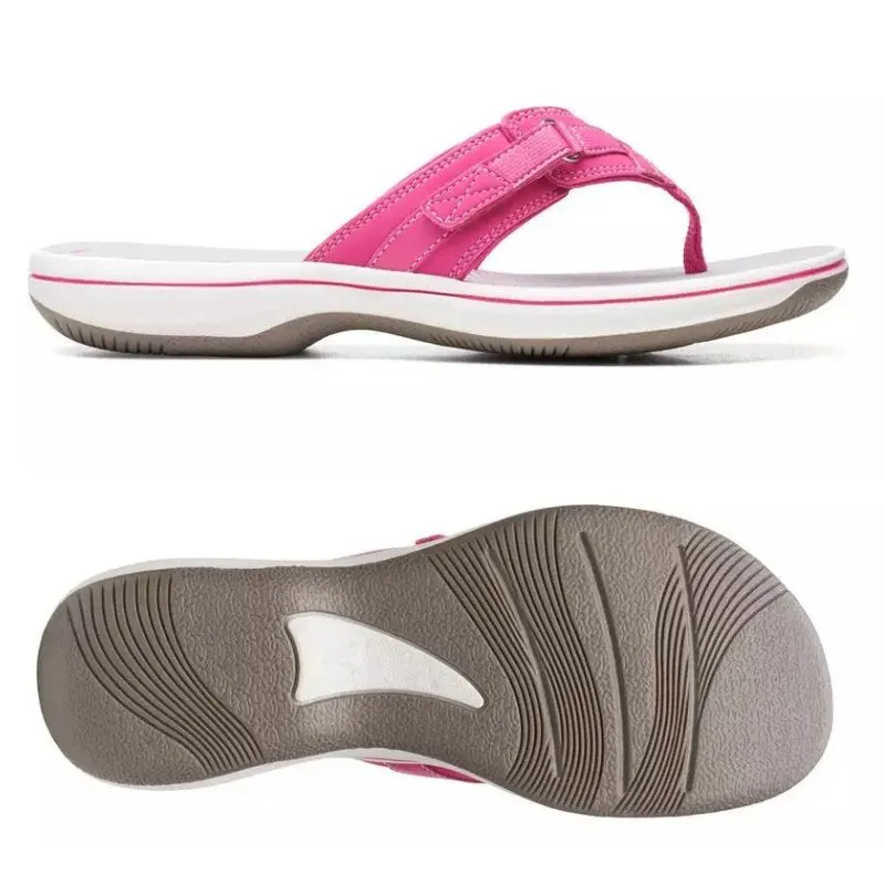 Cuzcare Orthopedic Women Sandals Waterproof Walking Flip-flops Summer Beach Trendy