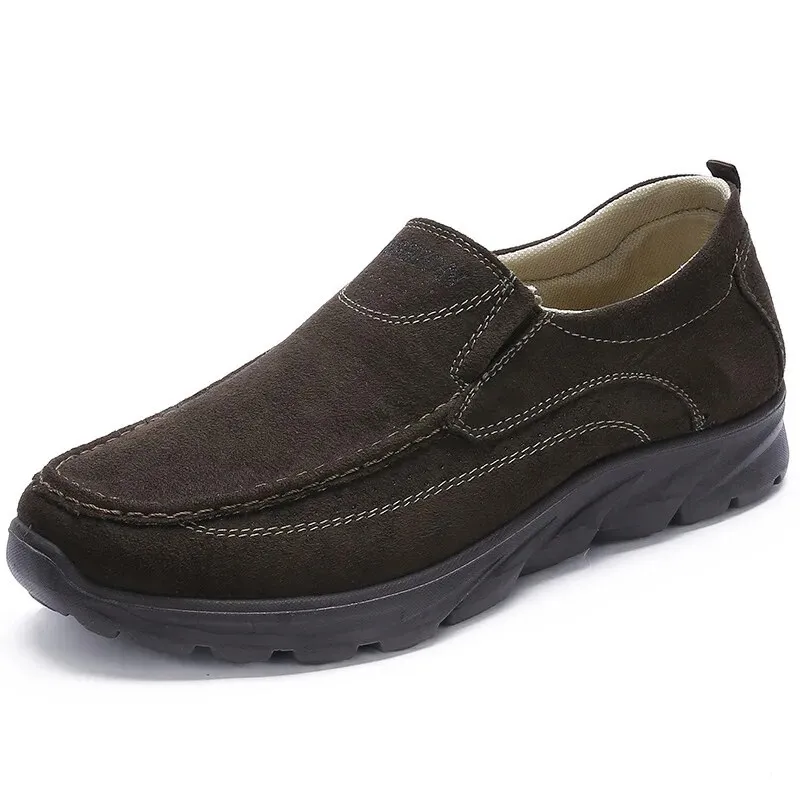 Cuzcare Women Orthopedic Shoes Breathable Slip on Flat Canvas Casual Shoes