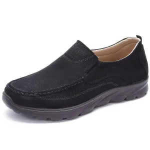 Cuzcare Women Orthopedic Shoes Breathable Slip on Flat Canvas Casual Shoes