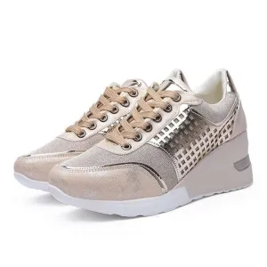 Cuzcare Women Orthopedic Sneakers Wedge Casual Shoes
