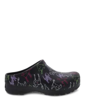 Dansko Unisex Kane Molded Clogs - Black Dogs