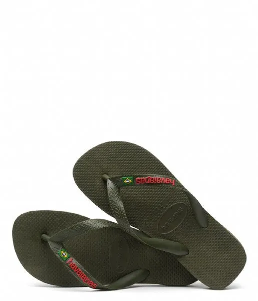 HAVAIANAS BRASIL LOGO - GREEN