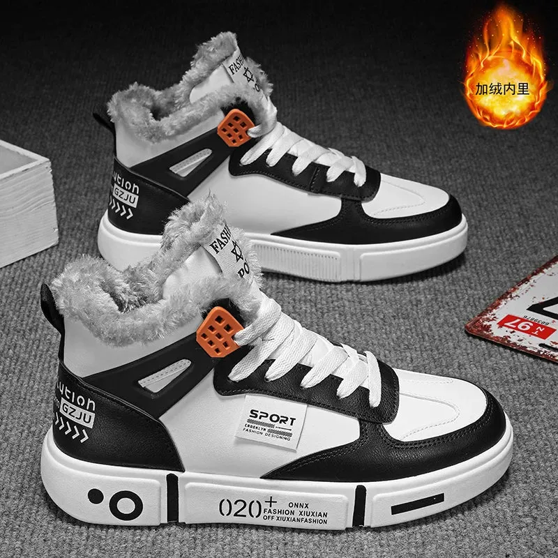 men boots 2023 New Winter Slippers Warm Men Shoes Waterproof Non-Slip Plush Sneakers Male tenis shoes Boots Men Sneakers Winter