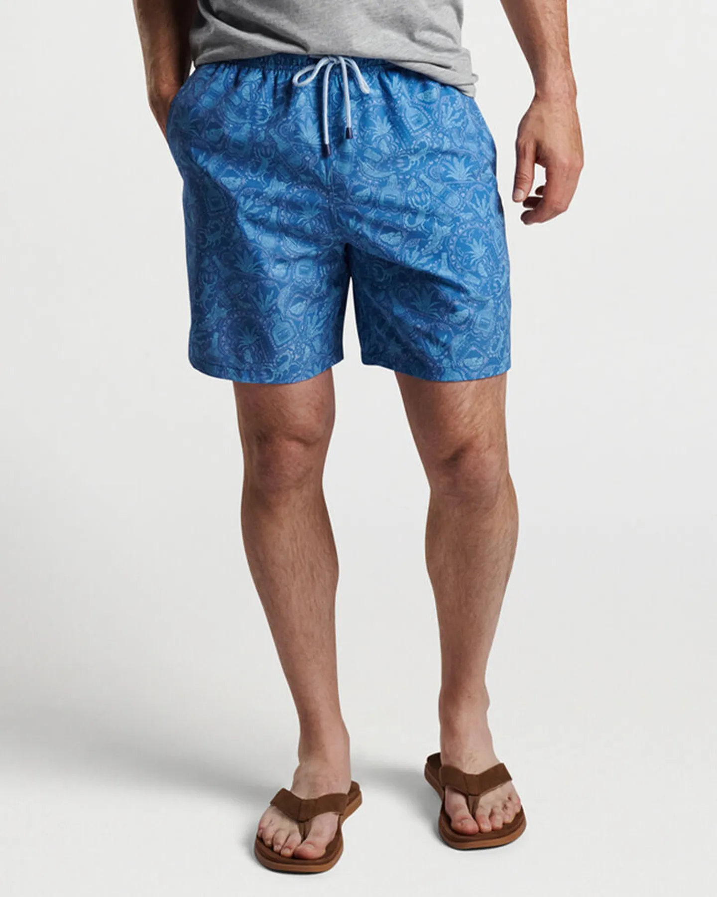 MEZCAL MAYHEM SWIM TRUNK - MOON BLUE