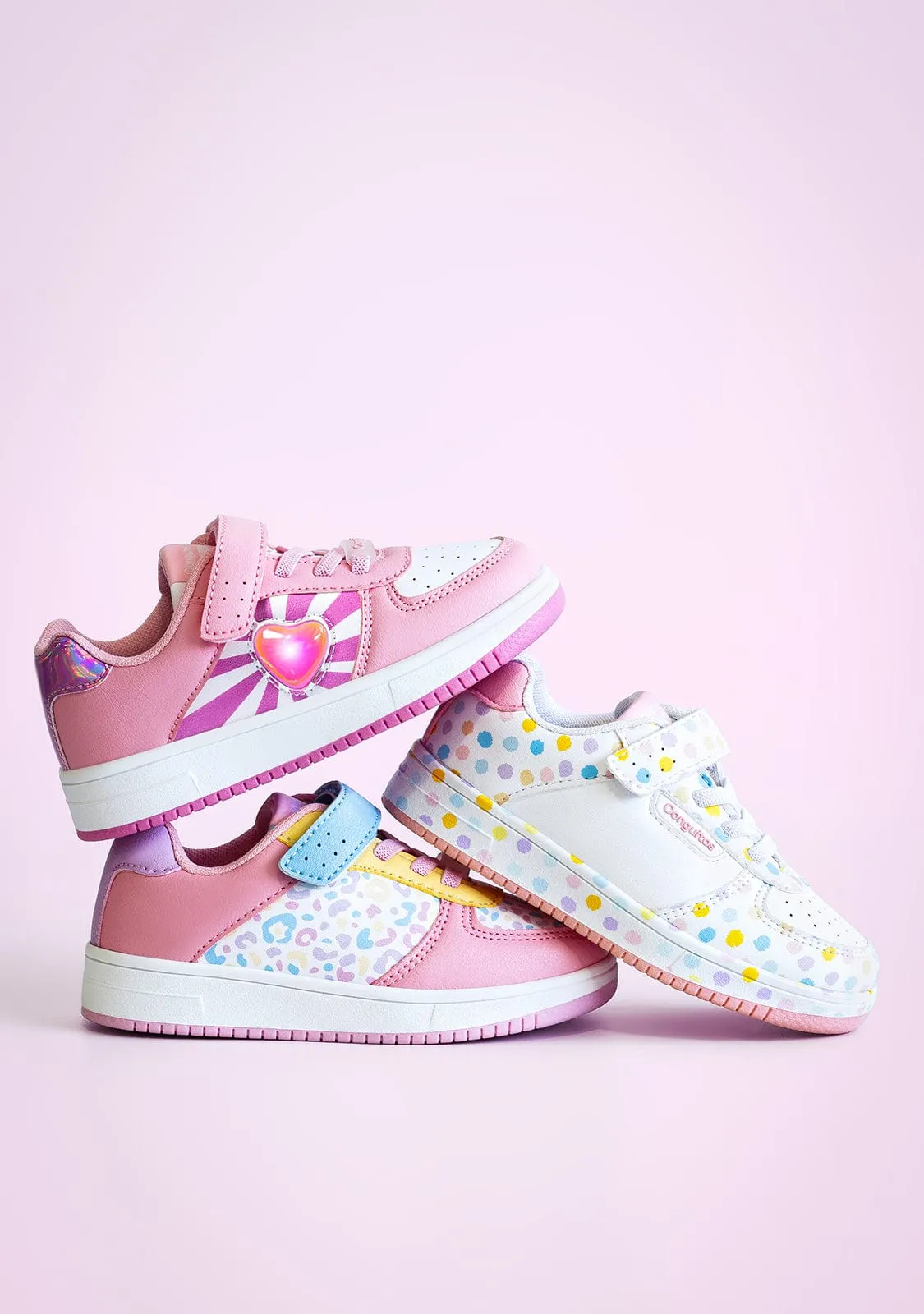 Multicolour Leopard Elastic Sneakers