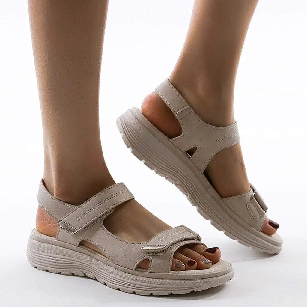 Orthopedic sandals for women - adjustable straps for optimal comfort