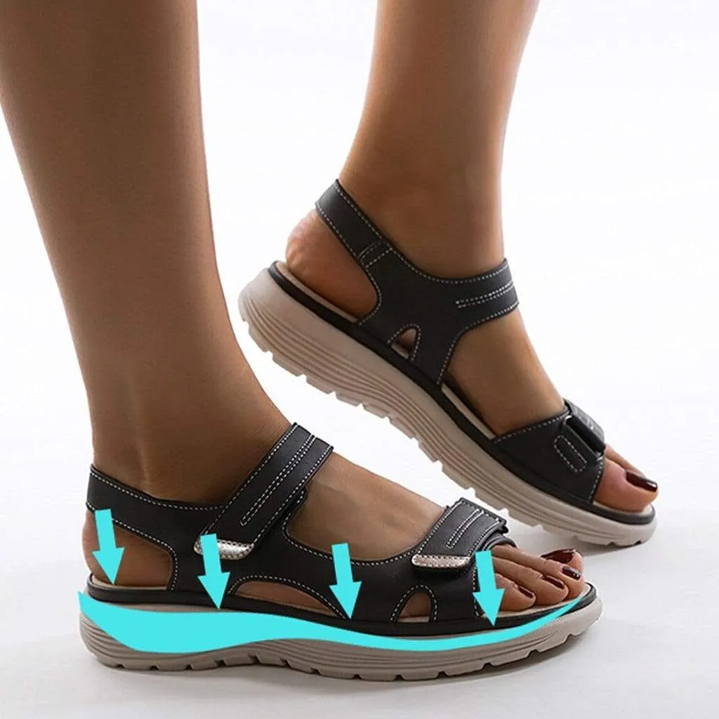Orthopedic sandals for women - adjustable straps for optimal comfort