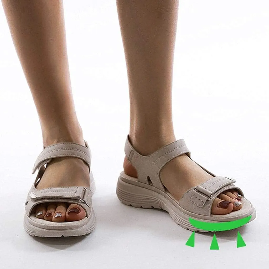 Orthopedic sandals for women - adjustable straps for optimal comfort