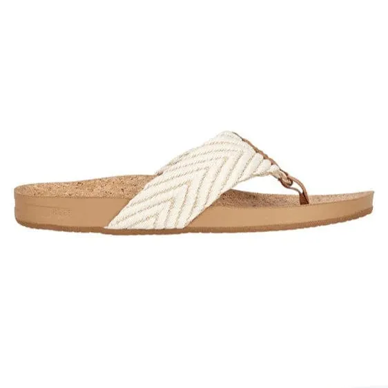 Reef Women's Cushion Strand Flips- Vintage Cream