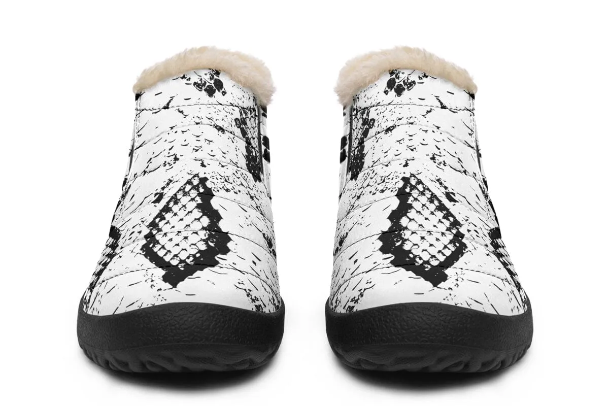 Snake Skin Winter Slippers