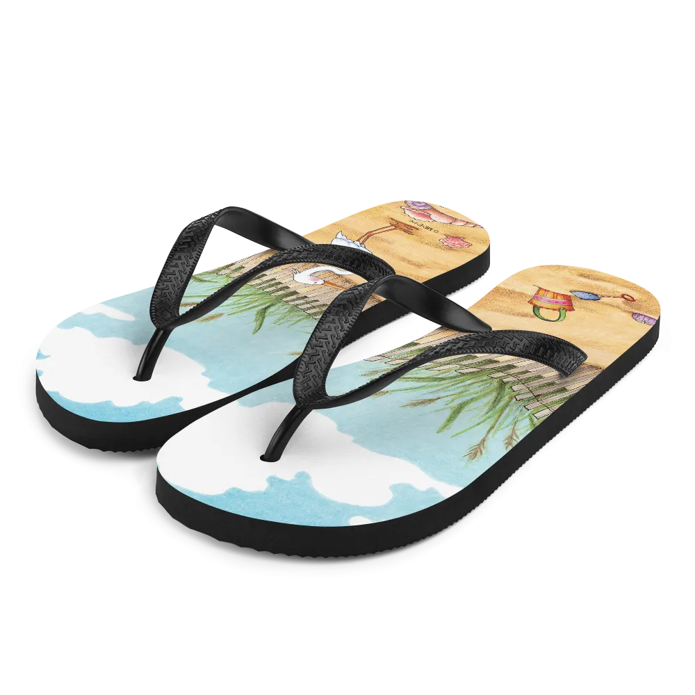 Sounds of the Sea Flip-Flops