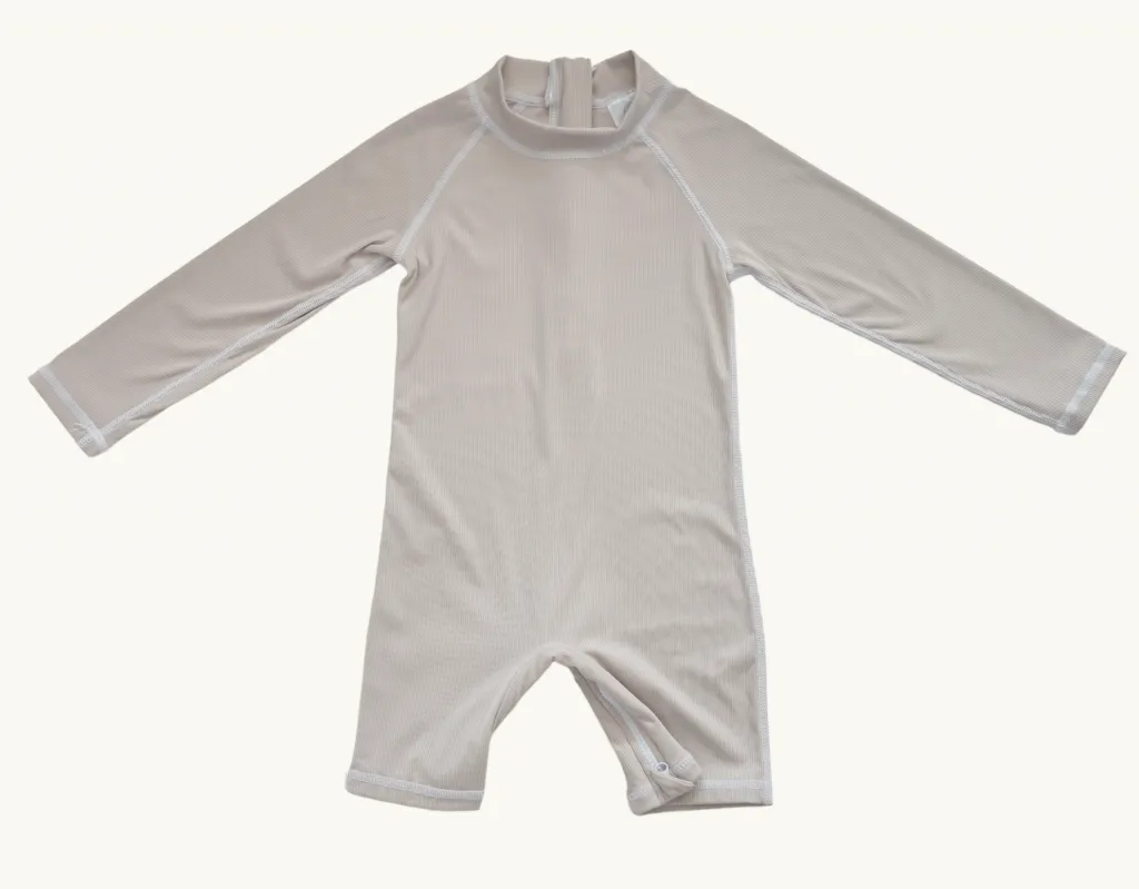 Sun Safe Toddler Swimsuit - Sand