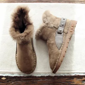 Super Warm Fur Winter Snow Boots