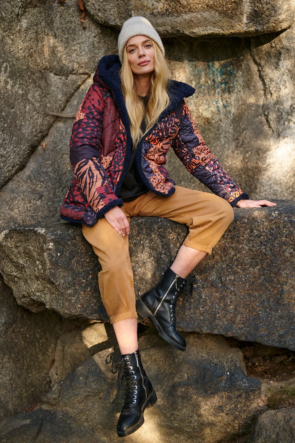 Tiger Oak reversible insulated jacket