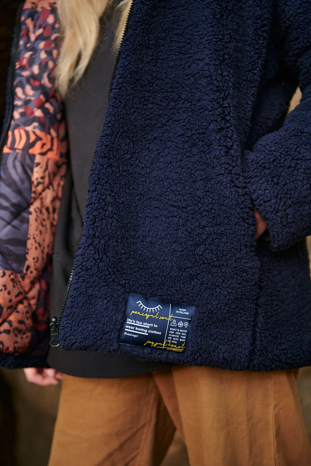 Tiger Oak reversible insulated jacket