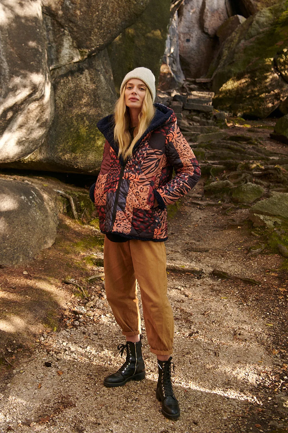 Tiger Oak reversible insulated jacket