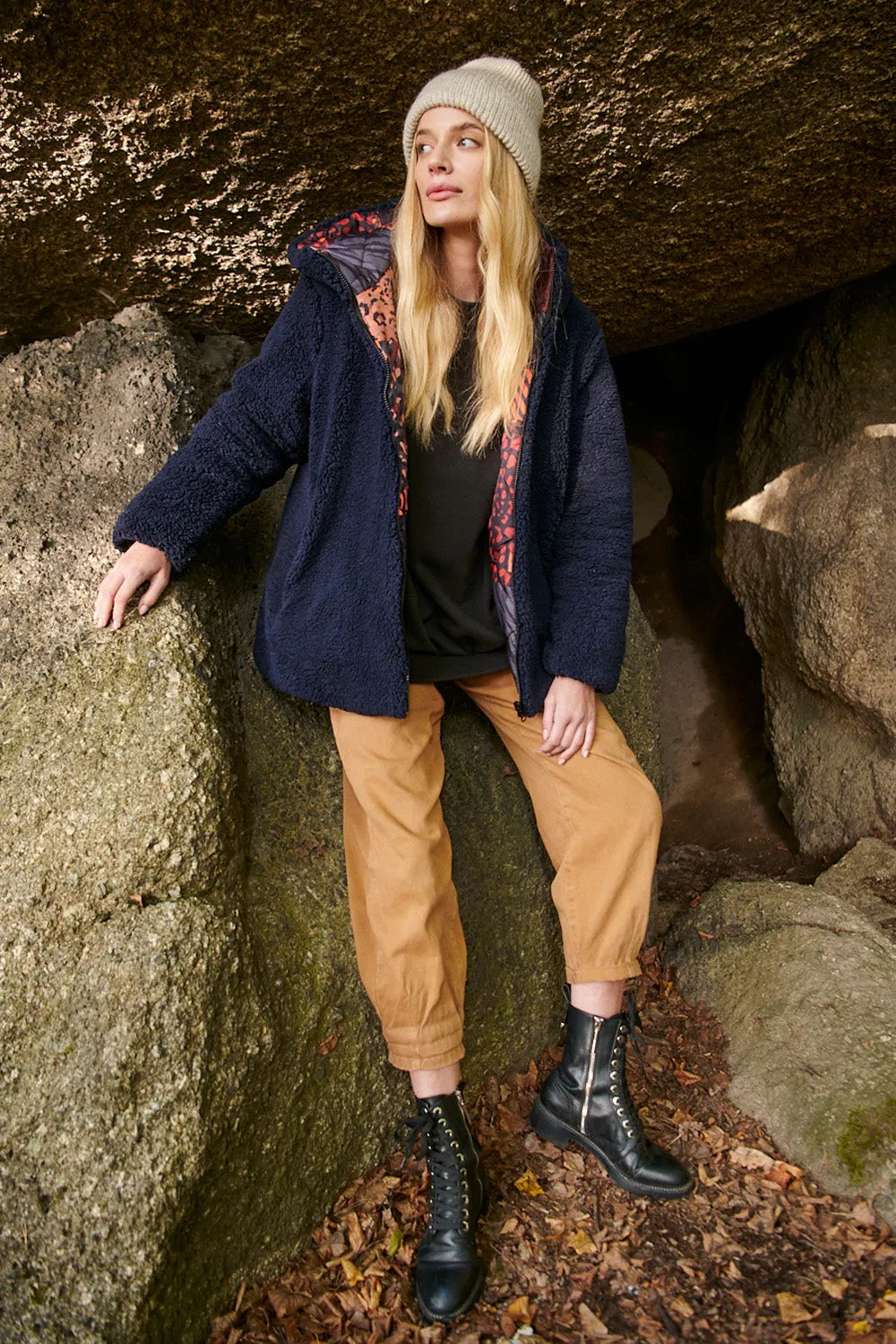 Tiger Oak reversible insulated jacket