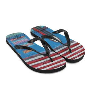 united we stand Flip-Flops